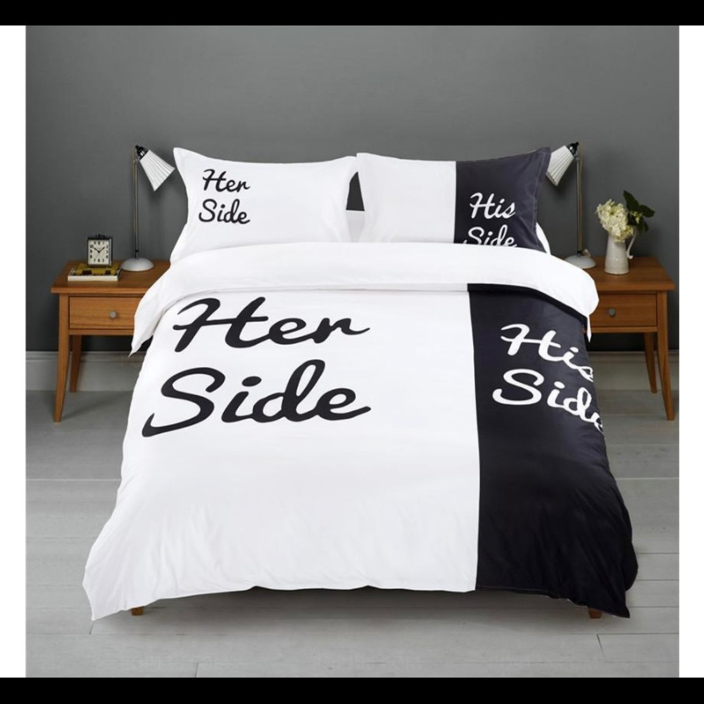 His and hers comforter